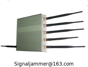 China Signal jammer | 15W High Power 6 Antenna Mobile Phone GPS Bluetooth Jammer supplier