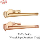 Manual explosion-proof American pipe Wrench aluminum bronze safety hand tools 14inch