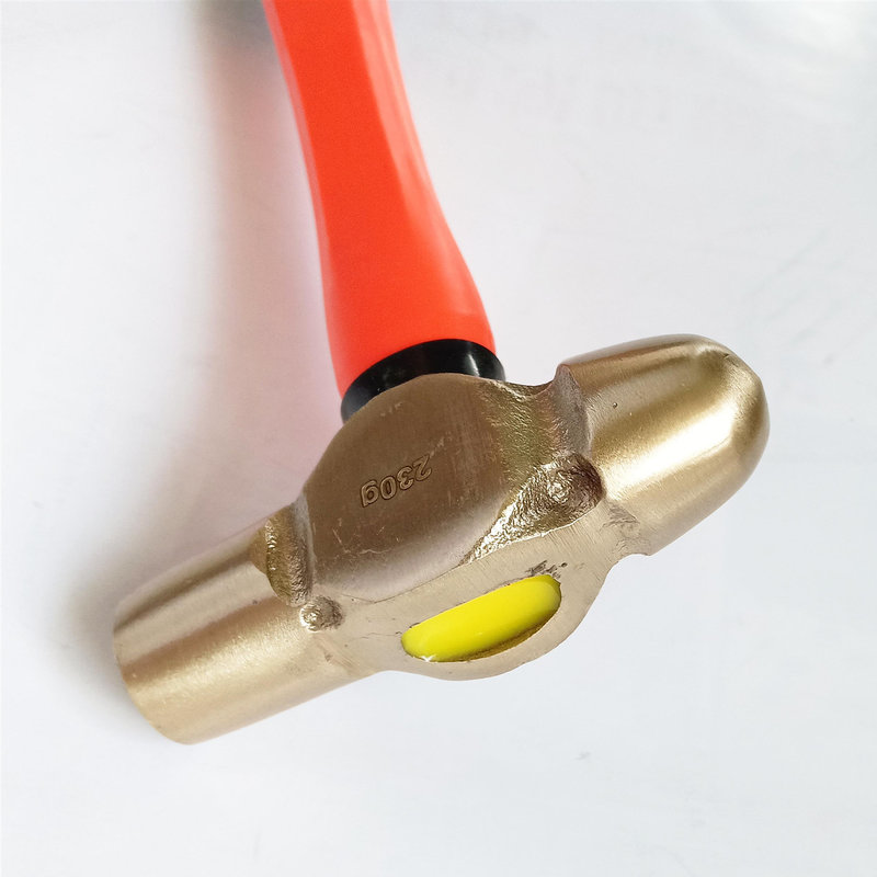 ball pein hammer with fiber handle aluminum bronze non sparking tools