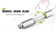 A8 ceramic coil glass container Vape Cartridge 0.7ml for thick CBD oil