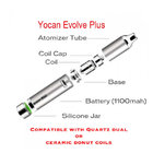 Quartz Coil Wax Vaporizer Pen Kit Yocan Evolve Plus Built in silicone jar for wax