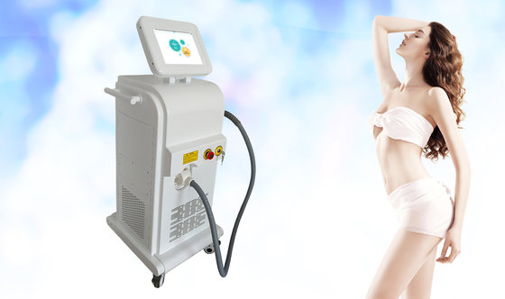 China Pain-free 808nm Diode Laser Hair Removal Machine / Triple Wavelengths For Option supplier