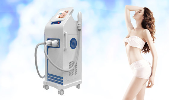 China Dual Handles SHR IPL Hair Removal Machine For Skin Rejuvenation , Freckle Removal supplier