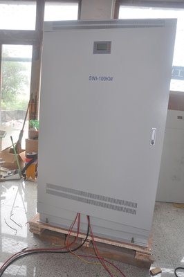 Full Power Output Three Phase Off Grid Inverter 100KW Microcomputer Control supplier