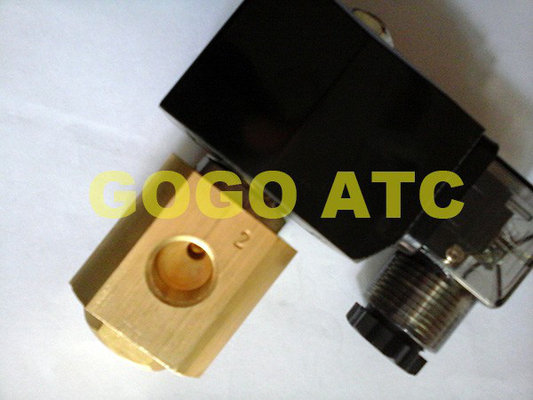 China Universal Direct Acting Brass 3 Way Water Solenoid Valve 3 Port 2 Position supplier