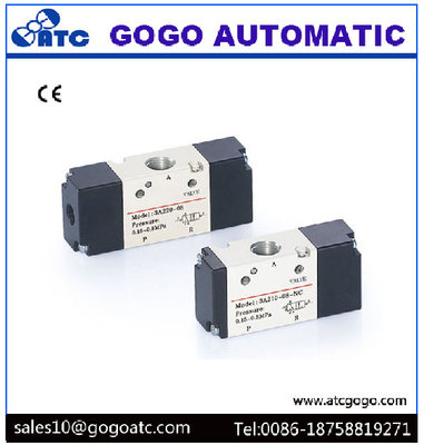 China Pneumatic Air Control Valve 1/8&quot; Port , Lead Wire / Terminal Type 3 Way Air Valve supplier