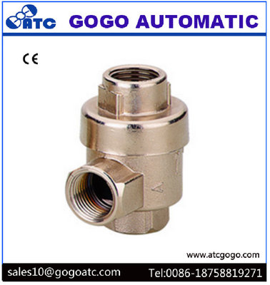 China Pneumatic One Way Quick Exhaust Air Control Valve With Thread 1/4 Inch BSP supplier