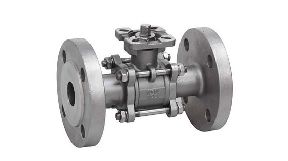 China Stainless Steel Flange Ball Valve Q41f , Hydraulic Low Pressure Ball Valves supplier