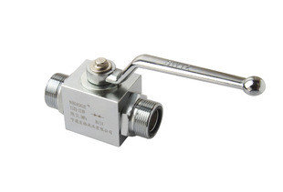 China 3 Way High Pressure Standard Hydraulic Ball Valve With Stainless Steel Material supplier