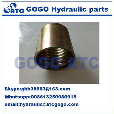 China Fully stocked hydraulic Quick Connect Hose Fittings ferrules 100 R2AT/DIN 20022 2SN supplier