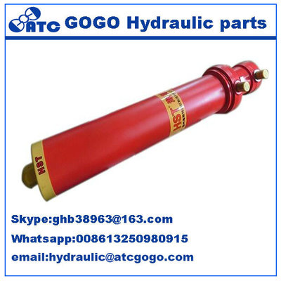 China Multi Stage Metallurgy Hydraulic Oil Cylinder Foot Mounting Long Stroke , Telescopic supplier