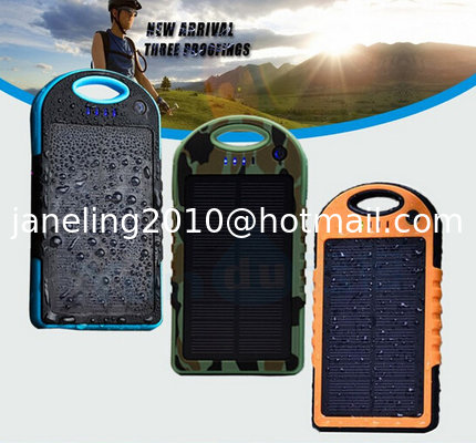 Portable Solar Panel Charger Waterproof 5000mAh 12000mah OEM/ODM