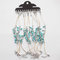 Hand woven Turquoise String Bracelets Wholesale, Retro Fashion Woven turquoise Charm Pendants Strand Bracelets supplier
