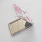 Printed PU Leather Metal Compact Mirror Wholesale, Double-Sided Travel Makeup Mirror with 3X Magnifying Mirror supplier