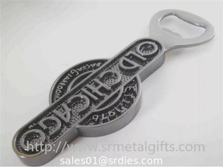 China Metal engraved logo bottle opener, nickel plated custom engraved logo text bottle openers, supplier