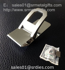China Where to find folding stainless steel money clips factory, folding metal money clips, supplier