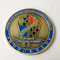 Customized security guard service commemorative coins, metal painted commemorative coins, supplier