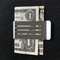 Hollow brush stainless steel money clips, stock cheap SS money clips for sale, supplier