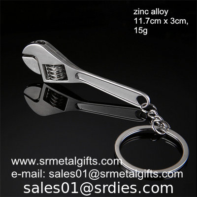 Metal spanner keychains wholesale, metal lever tools key holder manufacturer China supplier