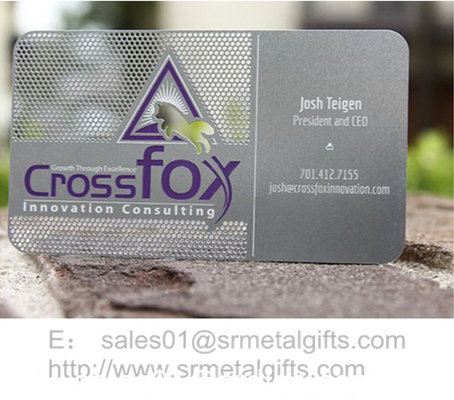 Innovative etching metal name card and member cards wholesale supplier