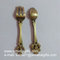 Antique Pewter Memorabilia Spoons, Relief Designed Vintage Souvenir Spoons supplier
