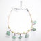 Multicolor Semi-gemstone Charms Bracelet Waxed Cotton Cord Adjustable 7.8&quot;, Natural Stones string bracelets wholesale supplier