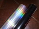 Christmas Gift Rainbow Holographic Foil PET Film 12Micron Thickness supplier