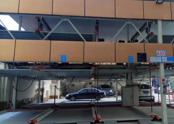 Q345B Multi Storey Steel Structure Car Parking Automatic Hot Dip Galvanized Surface supplier