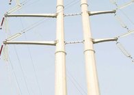 Tubular 220kV Power Distribution Tower , Steel Structure Lattice Cell Tower supplier