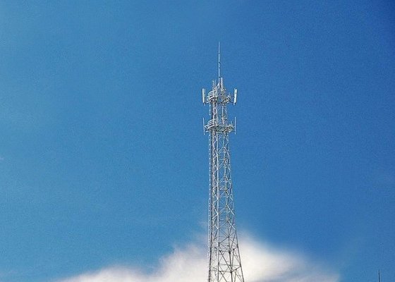 Max 250 Km / H Mobile Telecom Tower Adjustable Height With DIN7990 Bolts supplier