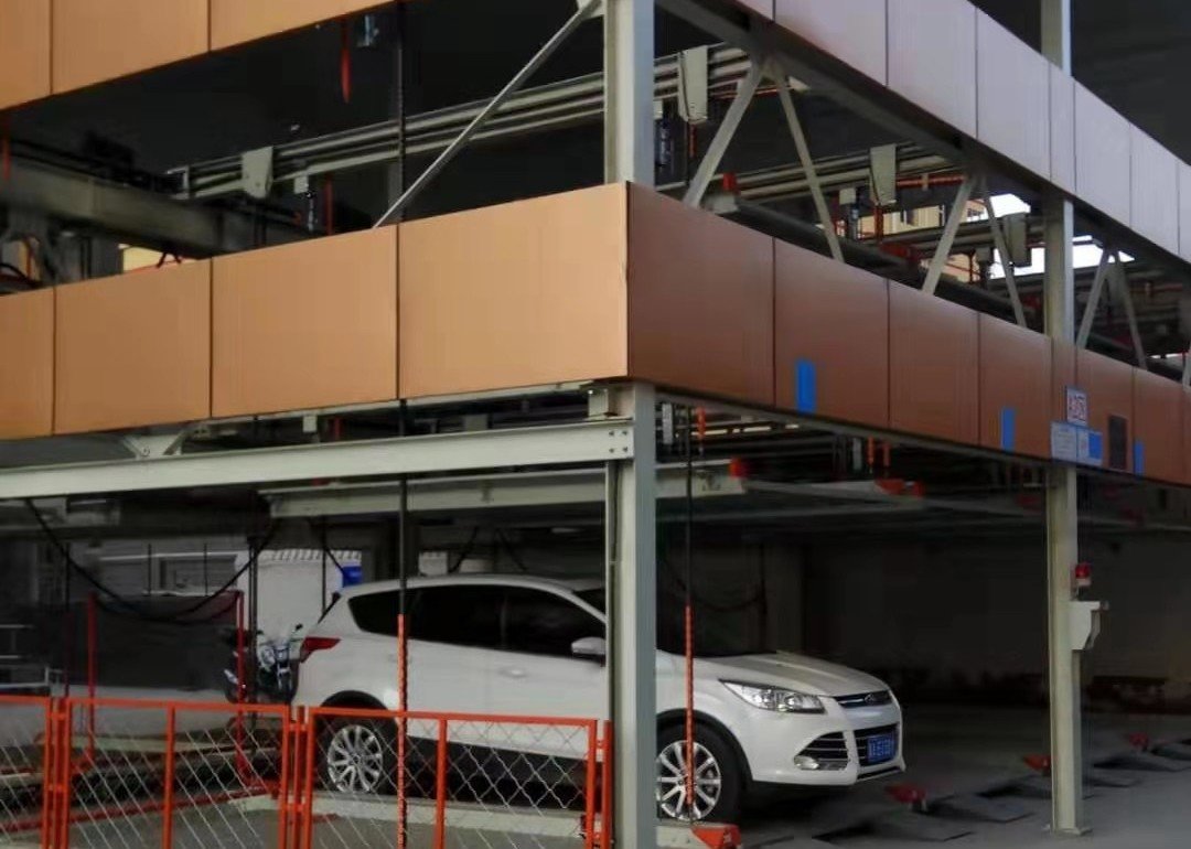 Q345B Multi Storey Steel Structure Car Parking Automatic Hot Dip Galvanized Surface supplier