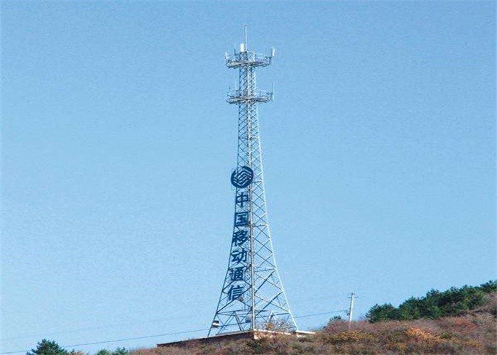 Galvanized /  Painted Self Supporting Antenna Tower , Outside Antenna Mast Tower supplier