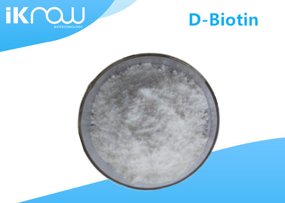 C10H16N2O3S Vitamins raw materials D-Biotin CAS 58 85 5 Vitamin H Water Soluble