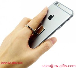 China Luxury Crystals Diamond Finger Ring Holder Grip Your Mobile Phone Hand Holder Stand supplier