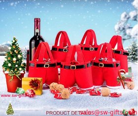 China Hot Gifts Christmas Gift Ideas Christmas red Christmas Bags Wedding Candy Bags 2015 New supplier