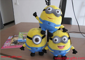 China 3pcs/set 3D Minions Jorge Plush Toy Stuffed Plush Birthday Gift for Child Christmas Gift supplier