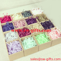 China Hot selling gift tissue paper shredded, crinkle cut paper shred for wrap supplier