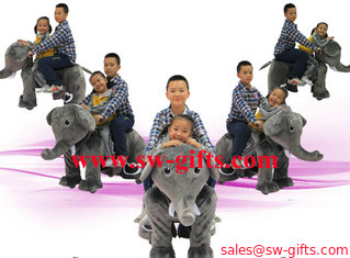 China Indoor playground equipment animated plush toy electric horse ride for kids supplier