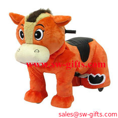 China Electrical toy animal riding plush motorized animals for sale driving car in china supplier