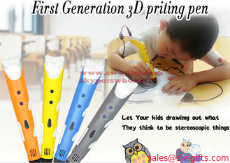 China 3D pens 2nd Generation LED Display DIY 3D Printer Pen With 3Color 9M ABS Arts 3d pens For Kids Drawing Tools supplier