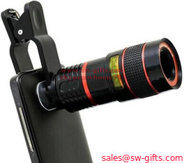 China Universal 8X 12XOptical Zoom Telescope Camera Lens Clip Mobile Phone Telescope For iPhone6 for Samsung for HTC supplier