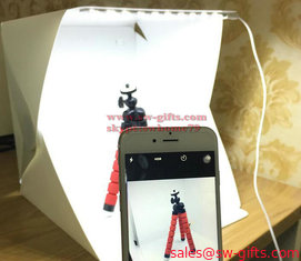 China Portable Folding Lightbox Photography Studio Softbox LEDLight Soft Box Tent Kit for iPhone Samsang DSLR Camera Backgroud supplier