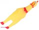 New Yellow Screaming Rubber Chicken Shape Pet Dog Toy Squeak Squeaker Chew Gift 3 Sizes supplier