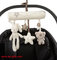 Baby Rabbit Toy Baby Bed Stroller Hanging Rattle Plush Soft Musical Mobile Toy Carriages supplier