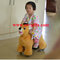 High quality electric horse toy,vivid design motorized plush riding animals supplier
