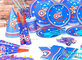 Captain America New Kids Birthday Party Decoration Set Birthday brown bear Theme Party Supplies Baby Party set supplier