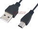 NEW Mini USB 2.0 A Male to Mini 5 Pin B Charge Data Cable Adapter For MP3 Mp4 Player Digital Camera phone supplier