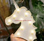 Flamingo Led Night Light Cartoon Unicorn Head Pineapple Lantern Christmas Wedding Decoration Tropical Party supplies supplier