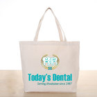 durable medium size advertising canvas bags with multicolor logo printed
