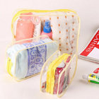 customized portable transparent pvc cosmetic bags women travelling toiletry bags